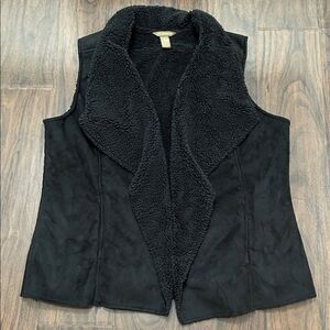 Bit & Bridle Black Fleece Vest